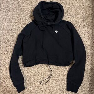 Women’s Best Black Cropped Hoodie